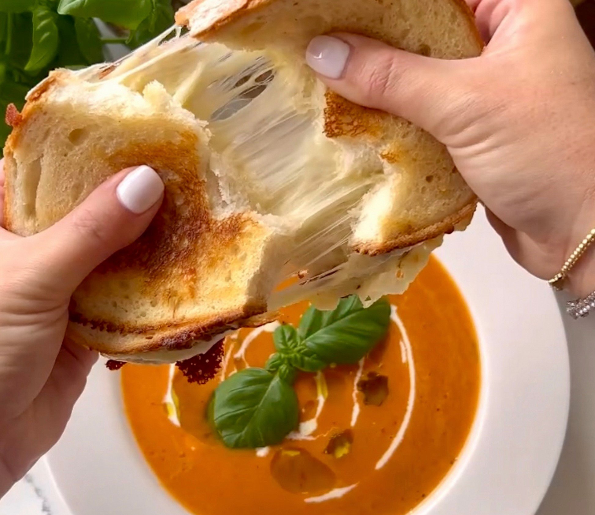 Tomato Soup & Sourdough Cheese Toasties Recipe | Bakers Delight