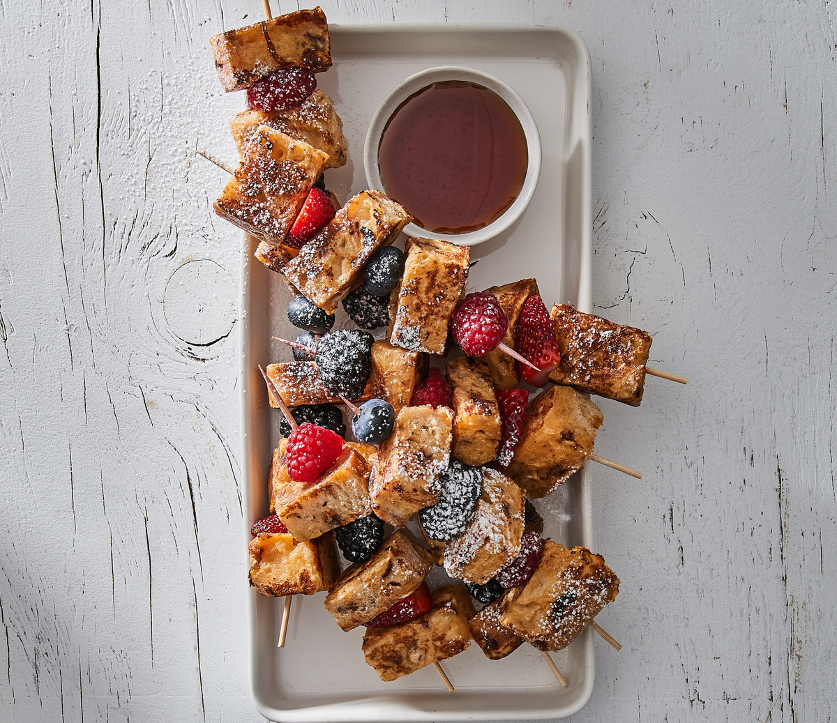 Apple & Cinnamon Sourdough French Toast Skewers Recipe Image